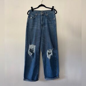 Wild Fable Classic Blue Ripped Boyfriend Jeans